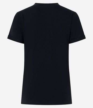 Remera en Media Malla con Manga Corta Doblada 5