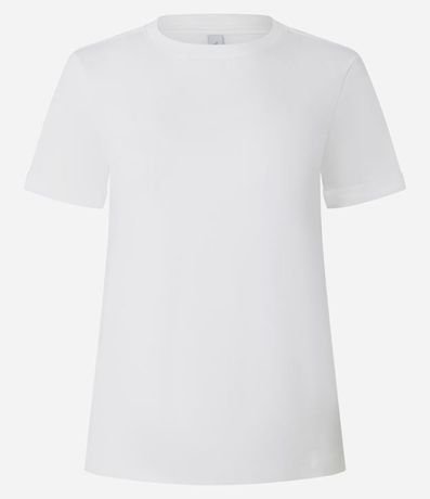 Remera en Media Malla con Manga Corta Doblada 8