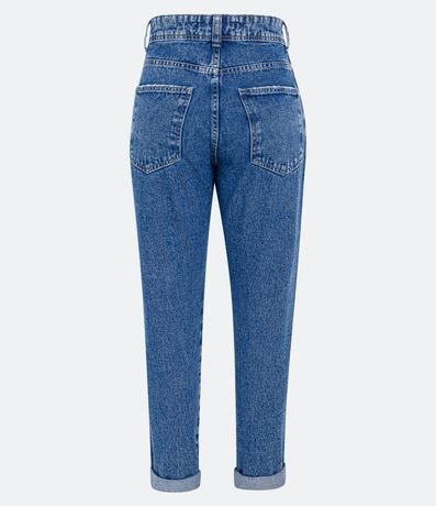 Pantalón Mom en Jeans con Bolsillos Diferenciados 5
