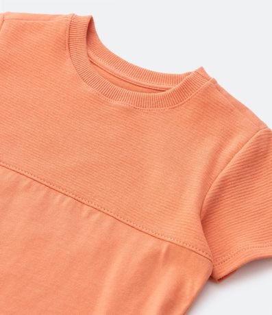 Remera Infantil con Recorte Texturizado - Talle 1 a 5 años 5