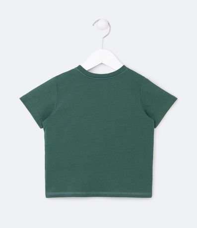 Remera Infantil con Recorte Texturizado - Talle 1 a 5 años 2