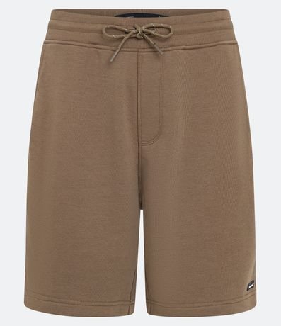 Bermuda Slim en Algodón con Cintura Elástica y Etiqueta en la Barra 6