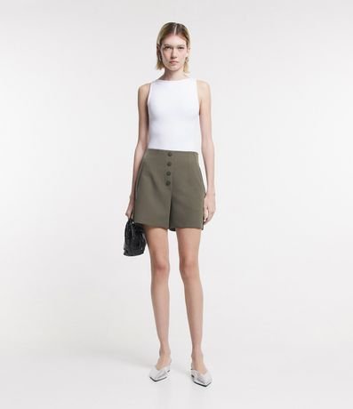 Short Sastrería Tiro Alto con Bolsillos 1