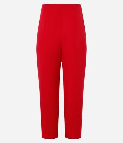 Pantalón Carrot Sastrería con Cintura Alta y Botón Contrastante 6