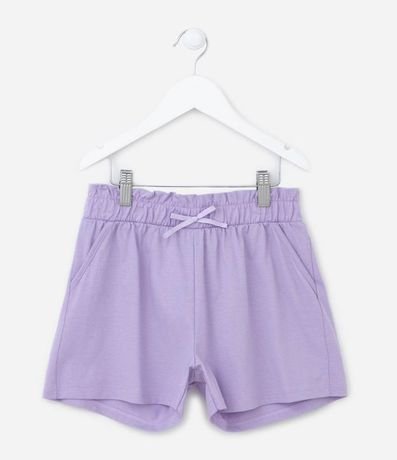 Short Clochard Infantil con Purpurina - Talle 5 a 14 años
