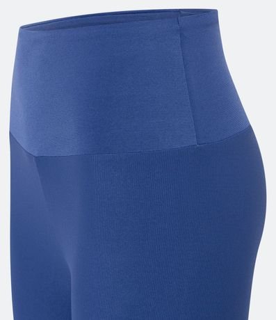 Pantalón Legging Deportiva en Poliamida Acanalada con Cintura Alta 6