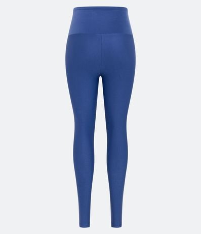 Pantalón Legging Deportiva en Poliamida Acanalada con Cintura Alta 8