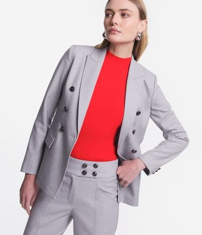 Blusa Musculosa Básica de Punto con Cuello Alto 4