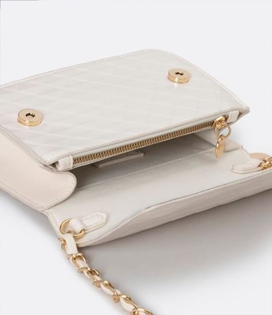 Bolso Transversal con Tapa y Correa de Cadena 3