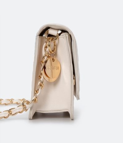 Bolso Transversal con Tapa y Correa de Cadena 4