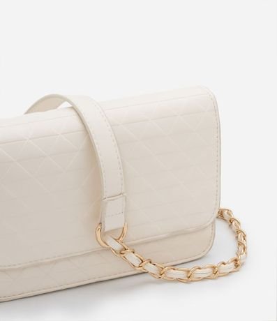 Bolso Transversal con Tapa y Correa de Cadena 6
