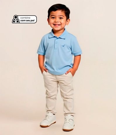 Remera Polo Infantil con Bordado - Talle 1 a 5 años
