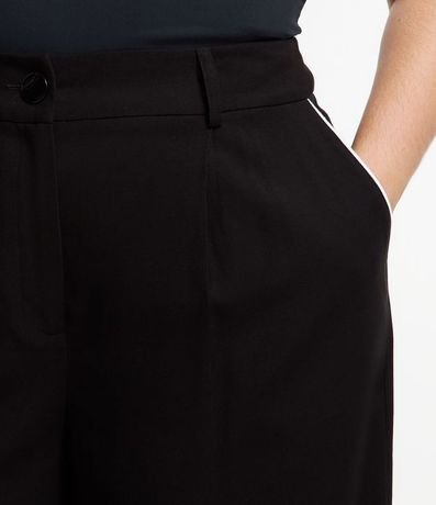 Pantalón Wide Leg en Viscosa con Contrastes Curve & Plus Size 4