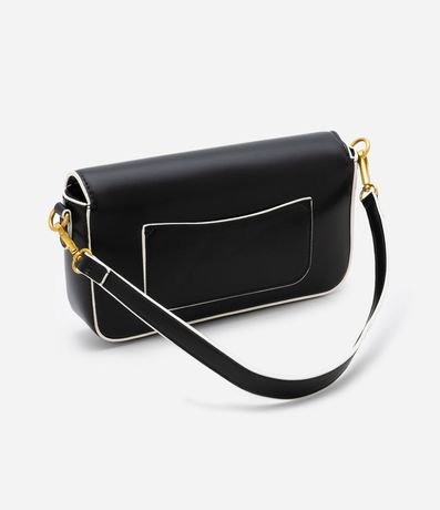 Bolso Shoulder Baguette Pequeno con Correa de Cadena 5