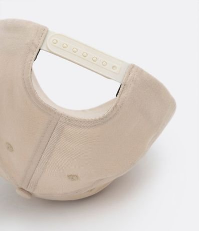 Gorra Ala Curva de Algodón Bordado New York 4