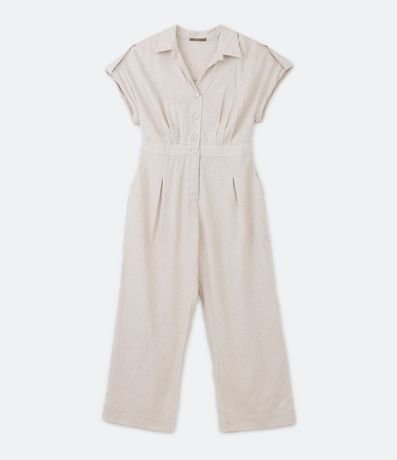 Mono Largo en Lino con Botones Curve & Plus Size 5