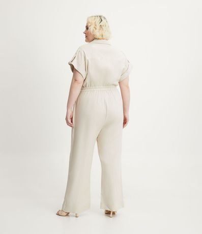 Mono Largo en Lino con Botones Curve & Plus Size 2