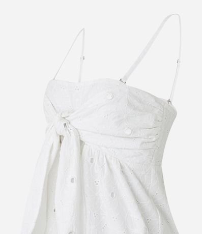 Enterito en Laise con Textura Floral y Bordado de Mini Espejos 2