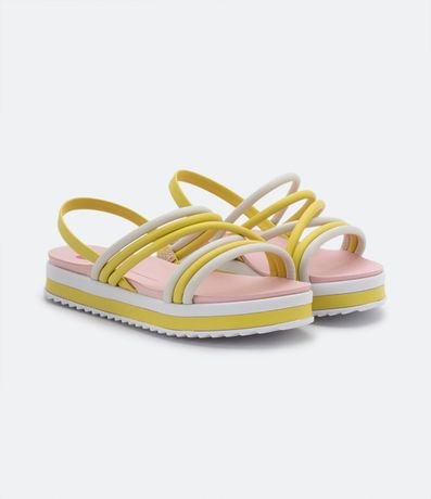 Sandalia Flatform Infantil con Multitiras - Talle 26 al 36