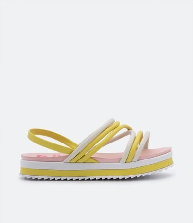 Sandalia Flatform Infantil con Multitiras - Talle 26 al 36 2