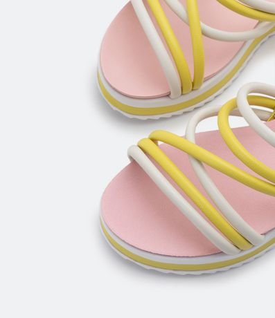 Sandalia Flatform Infantil con Multitiras - Talle 26 al 36 5