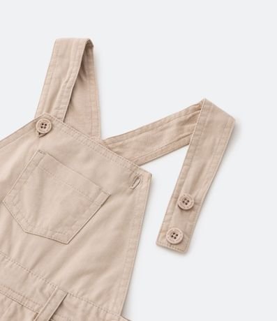 Peto Infantil en Sarga con Bolsillo Delantero y Lateral - Talle 0 a 18 meses 4