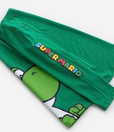 Remera Infantil con Estampa Yoshi y Lettering en la Manga - Talle 3 a 10 años 5