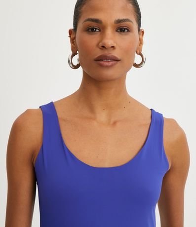 Blusa Musculosa en Poliamida con Escote U 4