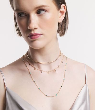 Collar en Capas con Chocker y Strass 1