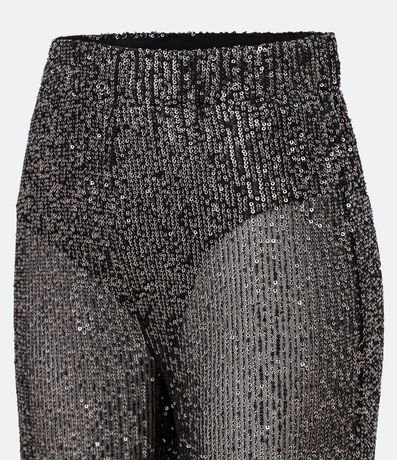 Pantalón Bailarina en Lentejuelas Metalizadas y con Forro 7