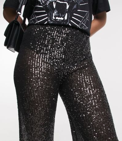 Pantalón Bailarina en Lentejuelas Metalizadas y con Forro 4