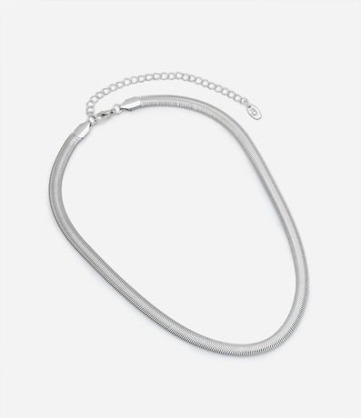 Collar Corto Serpiente en Metal 3