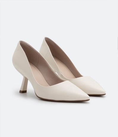 Zapato Scarpin en PU con Taco Fino