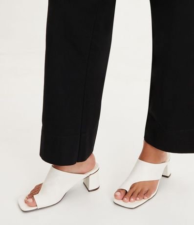 Sandalia en Cuero con Tacón Bloque 5