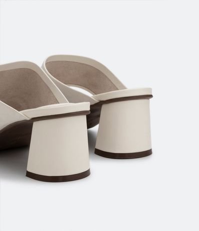 Sandalia en Cuero con Tacón Bloque 3