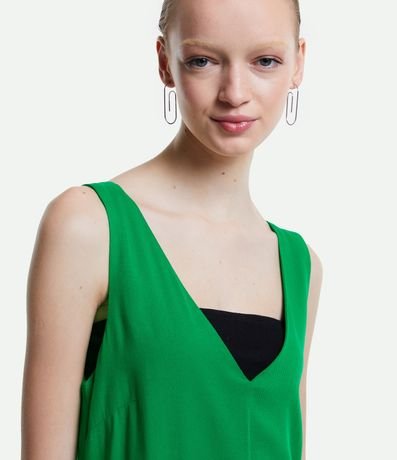 Enterito en Viscosa con Bolsillos Laterales y Breteles Anchos 4