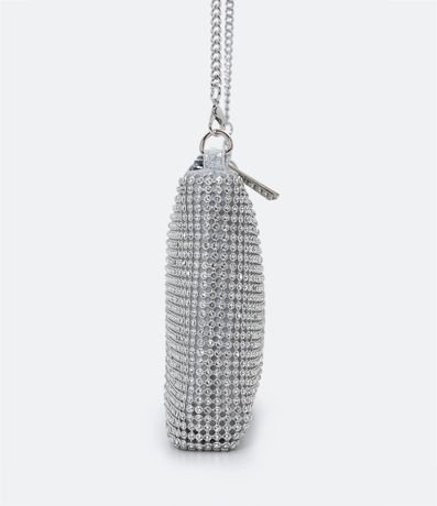 Bolso Transversal con Correa de Cadena y Detalles en Strass 2