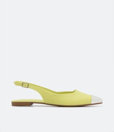 Zapatilla con Puntera Fina Metalizada