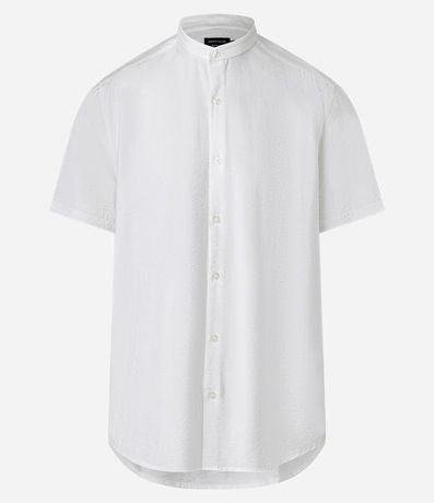 Camisa Slim en Viscolino con Cuello Padre y Textura 5
