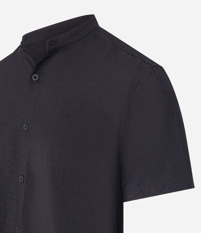 Camisa Slim en Viscolino con Cuello Padre y Textura 2