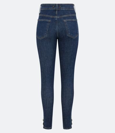 Pantalón Skinny  Jeans con Botones en el Ruedo 8