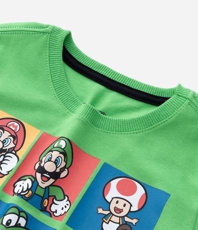 Remera Infantil con Estampa Super Mario - Talle 3 a 10 años 4