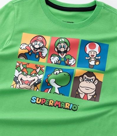 Remera Infantil con Estampa Super Mario - Talle 3 a 10 años 5