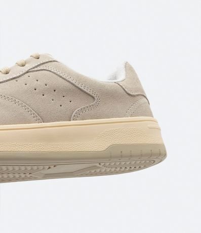 Championes Street en Cuero Gamuza con Recortes y Suela Bicolor 4