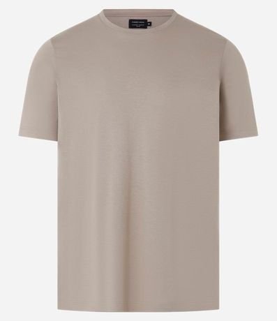 Remera Slim Básica en Algodón Manga Corta 4