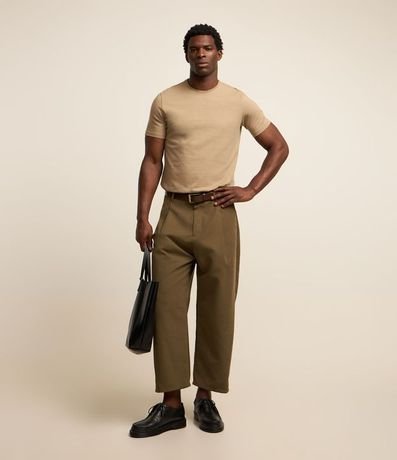 Remera Slim Básica en Algodón Manga Corta 2