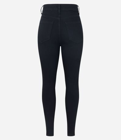 Pantalón Skinny Cintura Alta en Sarga con Bolsillos 6