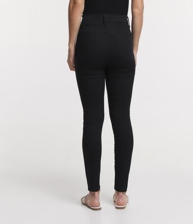 Pantalón Skinny Cintura Alta en Sarga con Bolsillos 3