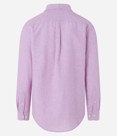 Camisa Comfort Básica en Lino 8