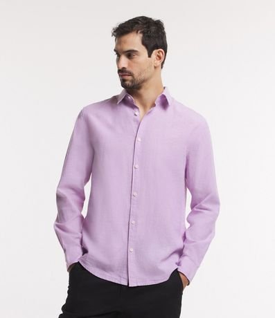 Camisa Comfort Básica en Lino 2